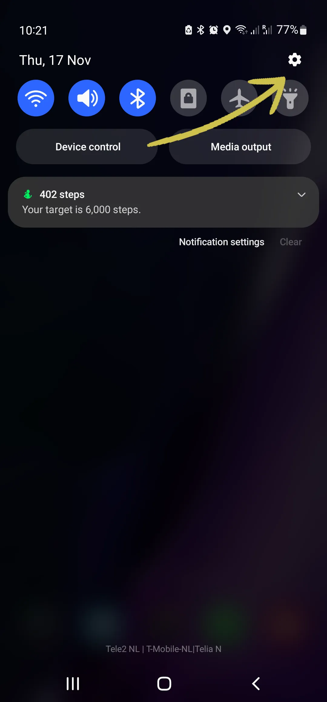 How do I enable and use the app? - Step 1